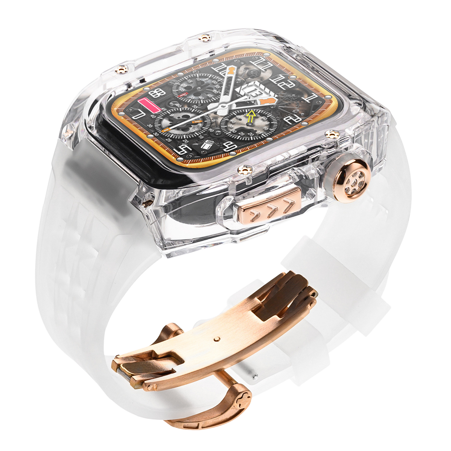 Luxury Apple Watch Strap With Case