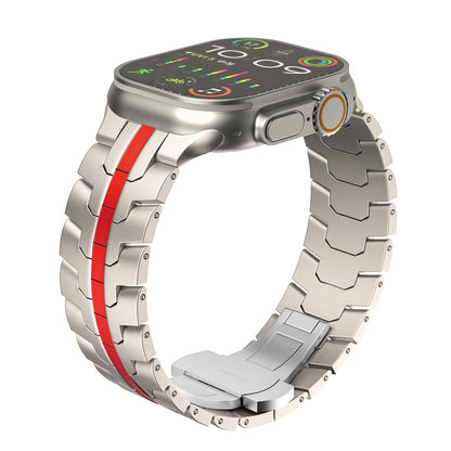 Mechanical Armour Style Stainless Steel Band for Apple Watch