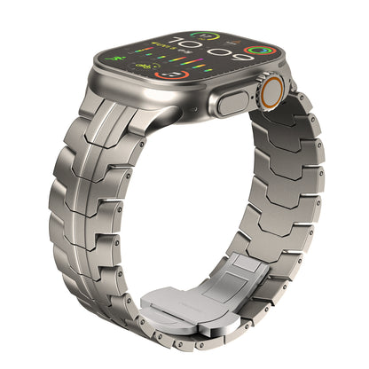 Mechanical Armour Style Stainless Steel Band for Apple Watch