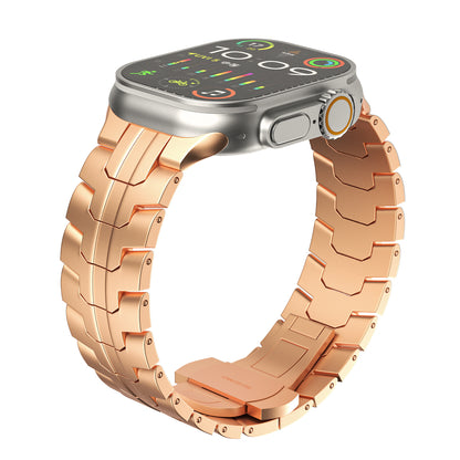 Mechanical Armour Style Stainless Steel Band for Apple Watch