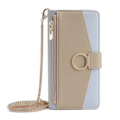 Zipper Purse iPhone Case with Mini Mirror