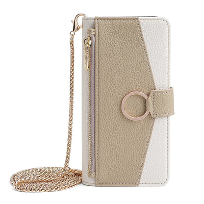 Zipper Purse iPhone Case with Mini Mirror