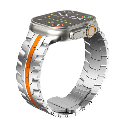 Mechanical Armour Style Stainless Steel Band for Apple Watch