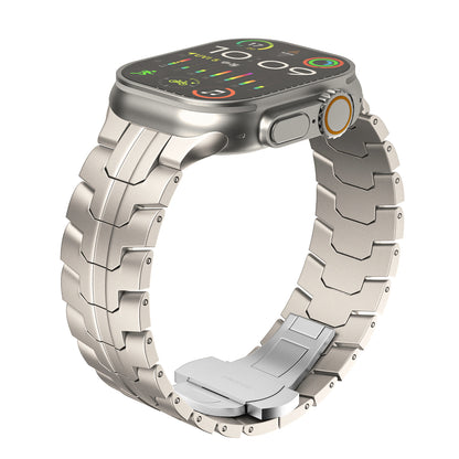 Mechanical Armour Style Stainless Steel Band for Apple Watch