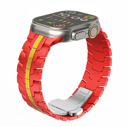 Mechanical Armour Style Stainless Steel Band for Apple Watch