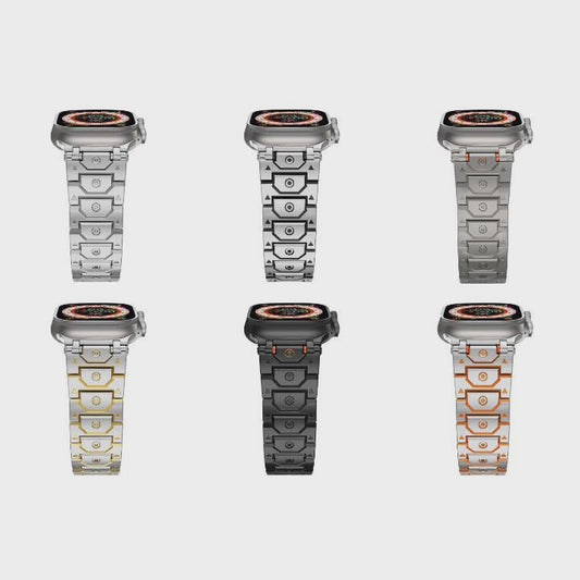 Explorer Stainless Steel Apple Watch Band